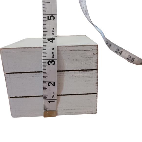 Love Is In The House Quill To Paper By Sixtrees Rustic Wooden Block Home Decor - Picture 5 of 7